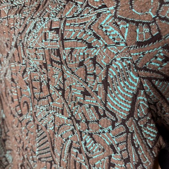 TONIA DEBELLIS Cowl Neck LongTunic Style pullover jacket XS - Picture 7 of 10